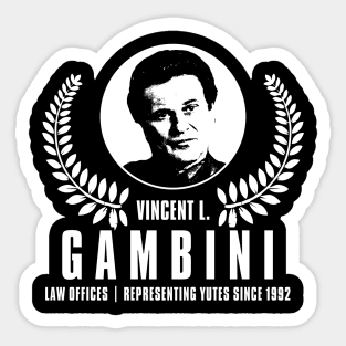 Vincent L. Gambini Law Offices Sticker